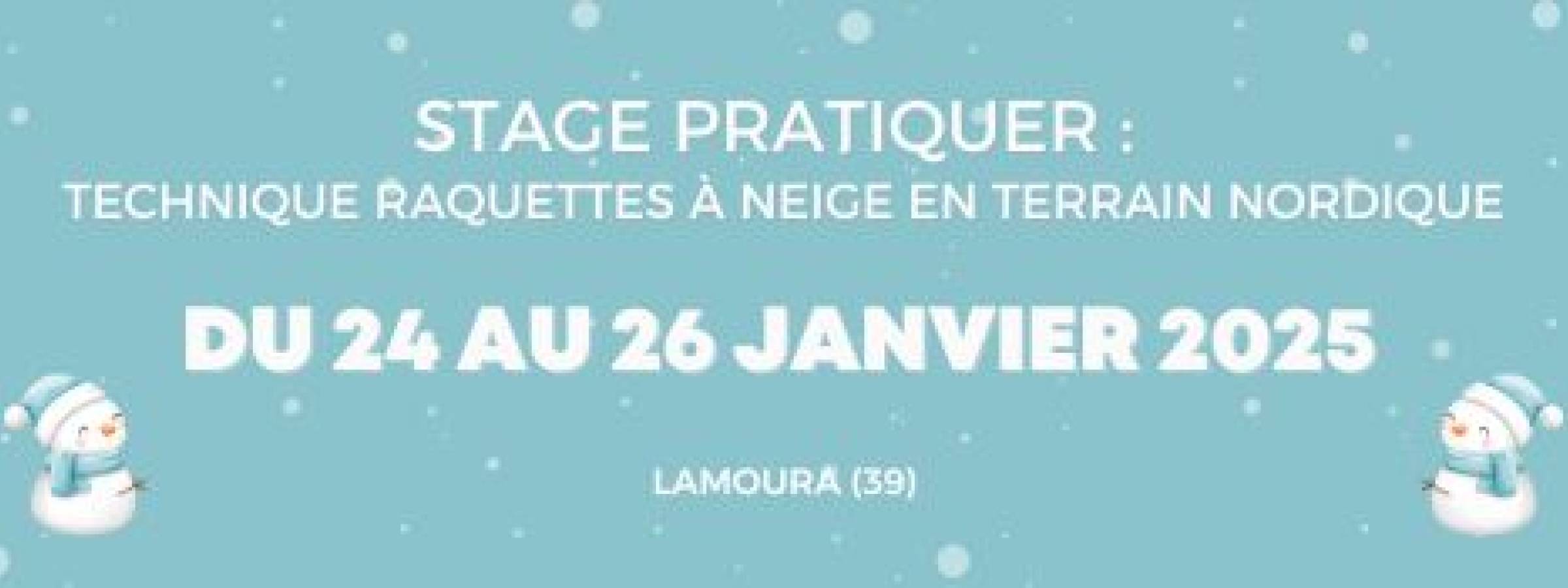 Stage Pratiquer : Technique Raquettes à Neige en Terrain Nordique